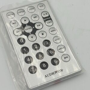 GENUINE AUDIOVOX CR2025 PORTABLE ''DVD VIDEO''  REMOTE CONTROL - BRAND NEW